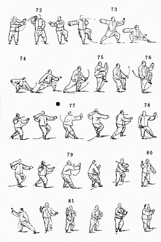 หยาง ชุดมวยช้า ท่าที่ 12