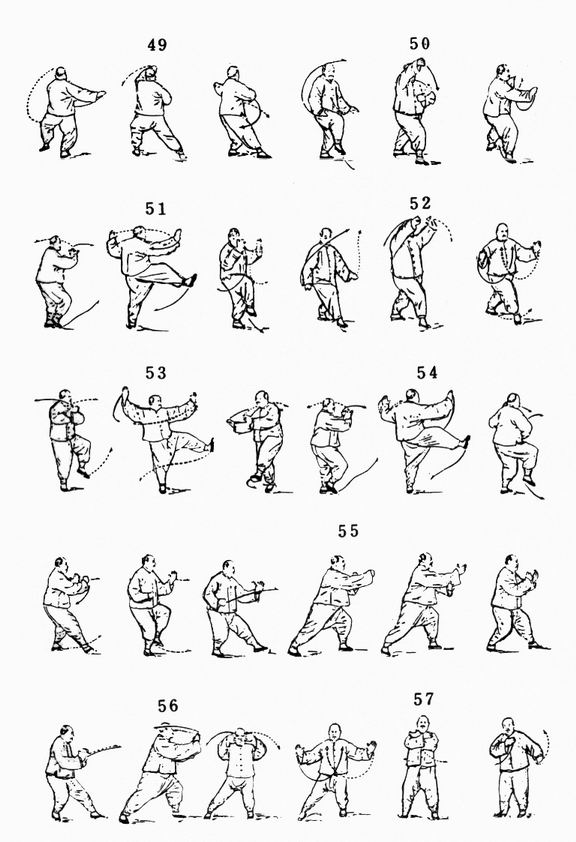 หยาง ชุดมวยช้า ท่าที่ 8